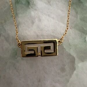 Gold plated Givenchy Pendant necklace